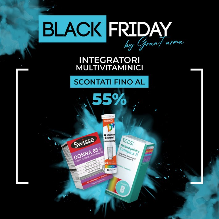 Integratori multivitaminici black friday